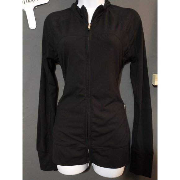 Gap Fit black athletic jacket size small - Picture 2 of 4